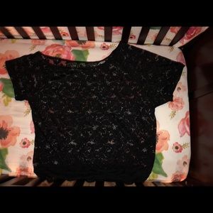 Lane Bryant off one shoulder shirt.